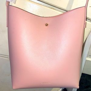Light pink long strap purse 👛